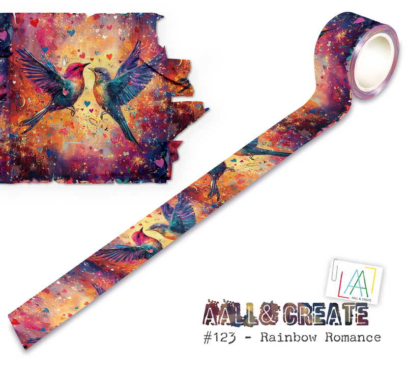 AALL & CREATE - Washi Tape - Raindow Romance #123