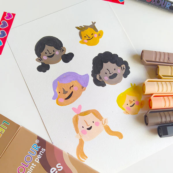 Life Of Colour Paint Pens - Skin Tones