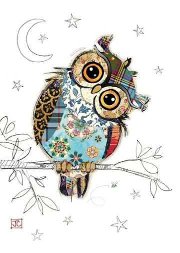 Bug Art Luxury Greeting Cards - Owen Owl