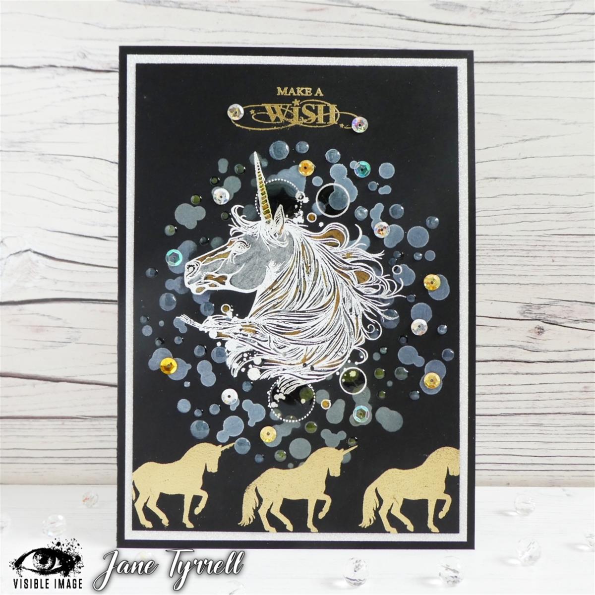 Visible Image clear stamps - Magical Unicorn