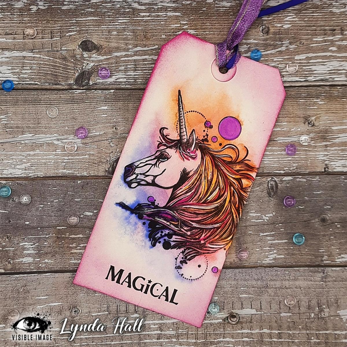 Visible Image clear stamps - Magical Unicorn