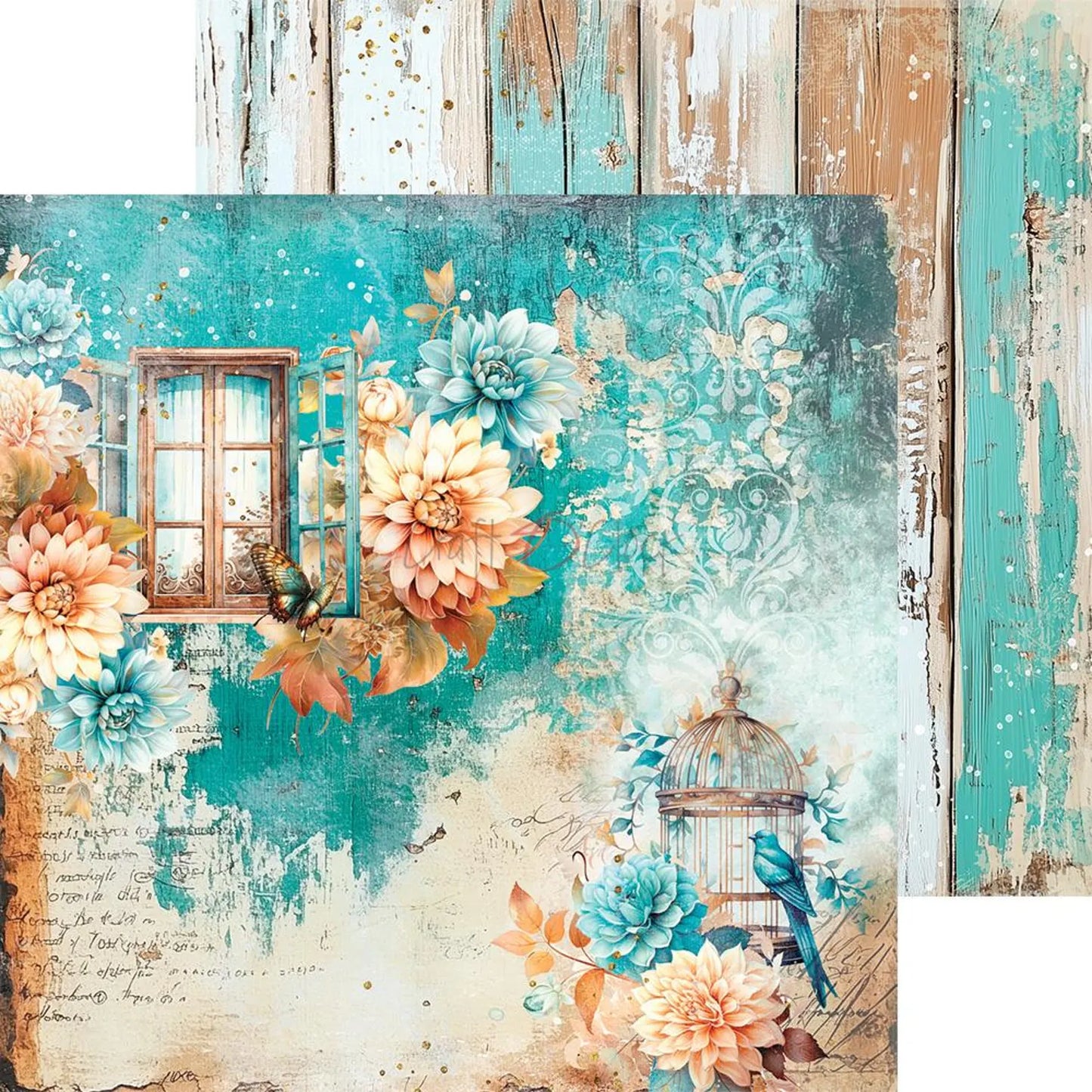 Craft O'Clock -  Vintage Heaven Mix 8"x 8" Paper Collection Pack