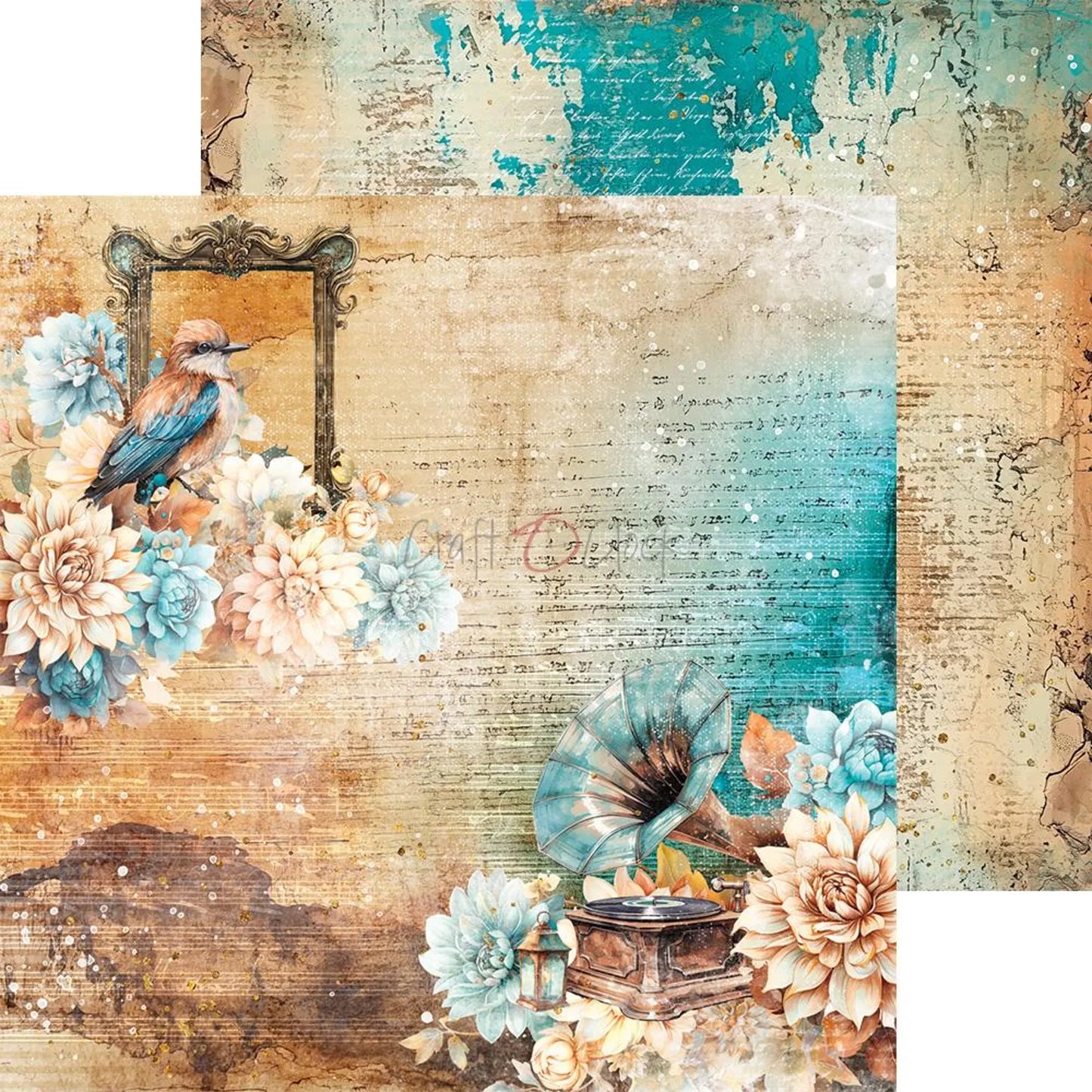 Craft O'Clock -  Vintage Heaven Mix 8"x 8" Paper Collection Pack