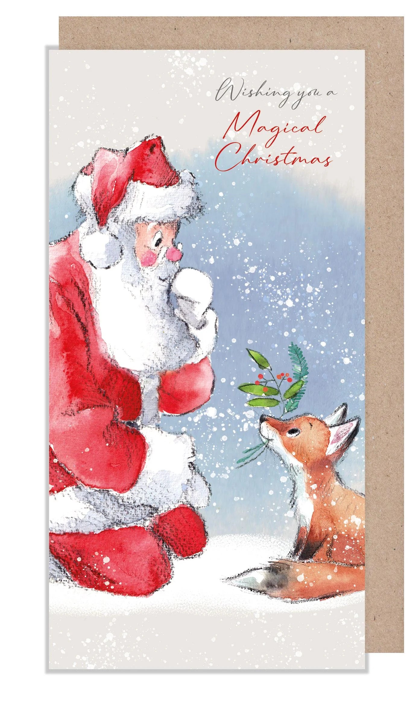 Money Wallet - Paper Shed Deigns - Santa and Fox