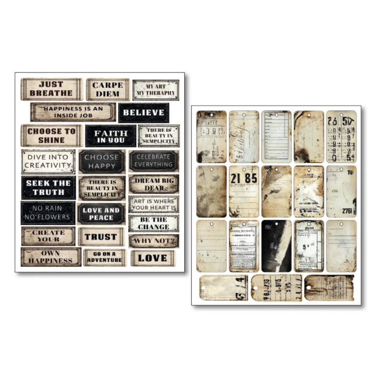 Mixed Media Stickers – Kind Thoughts Pack of 10