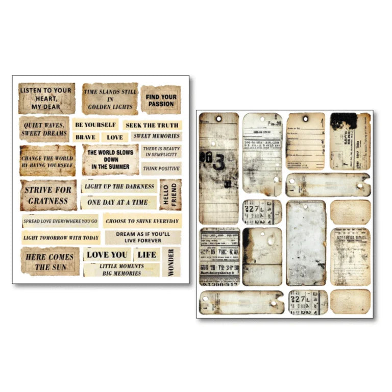 Mixed Media Stickers – Kind Thoughts Pack of 10