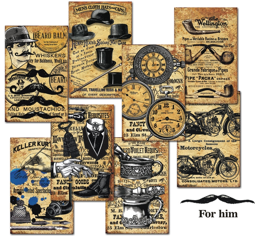 Decorer Scrapbook Paper - For Him- Mini