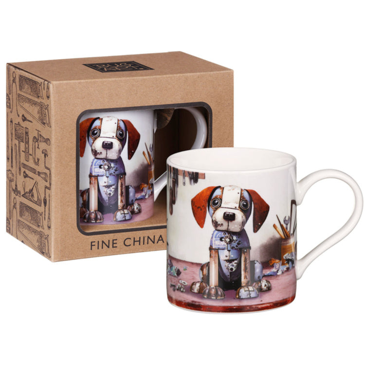 Bug Art Scrap Coffee Mugs Dog