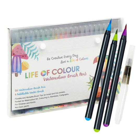 Life Of Colour Watercolour Brush Pens