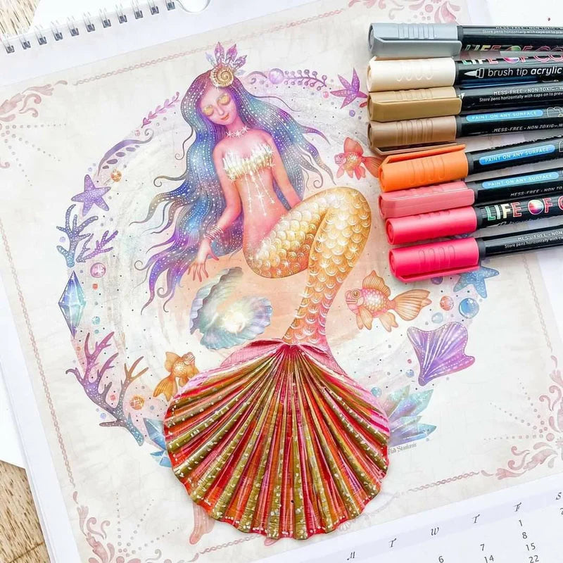 Life Of Colour Paint Pens - Metallics
