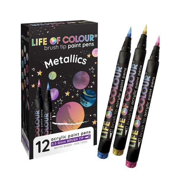 Life Of Colour Paint Pens - Metallics