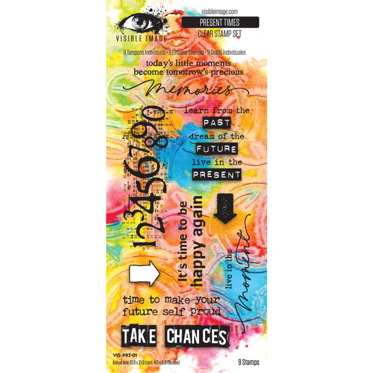 Visible Image clear stamps - Present Times