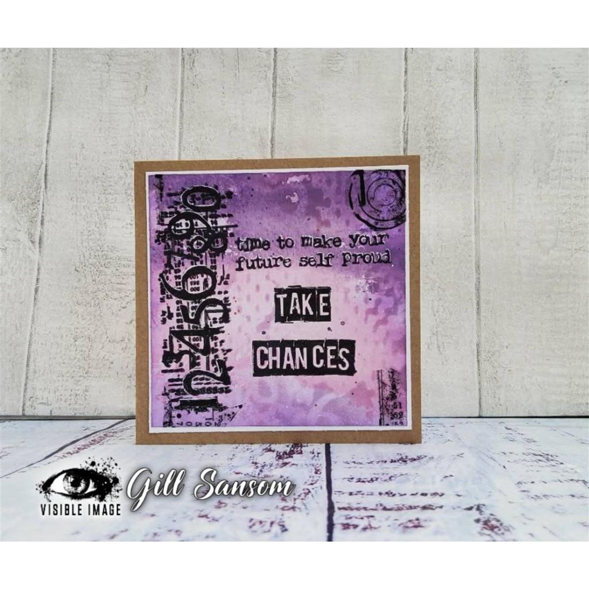 Visible Image clear stamps - Present Times