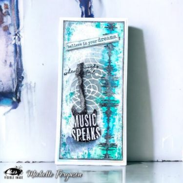 Visible Image clear stamps - Music Speaks