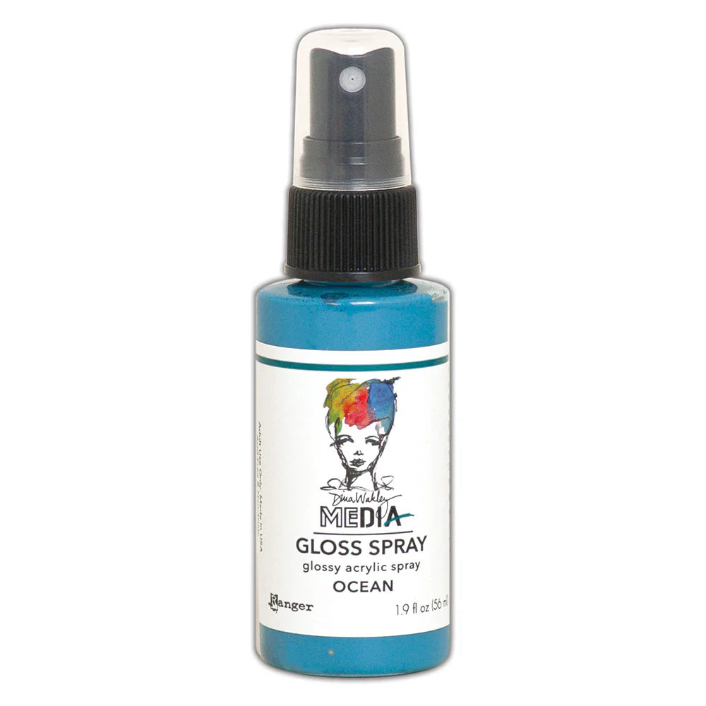Dina Wakley Media Gloss Spray  - Ocean