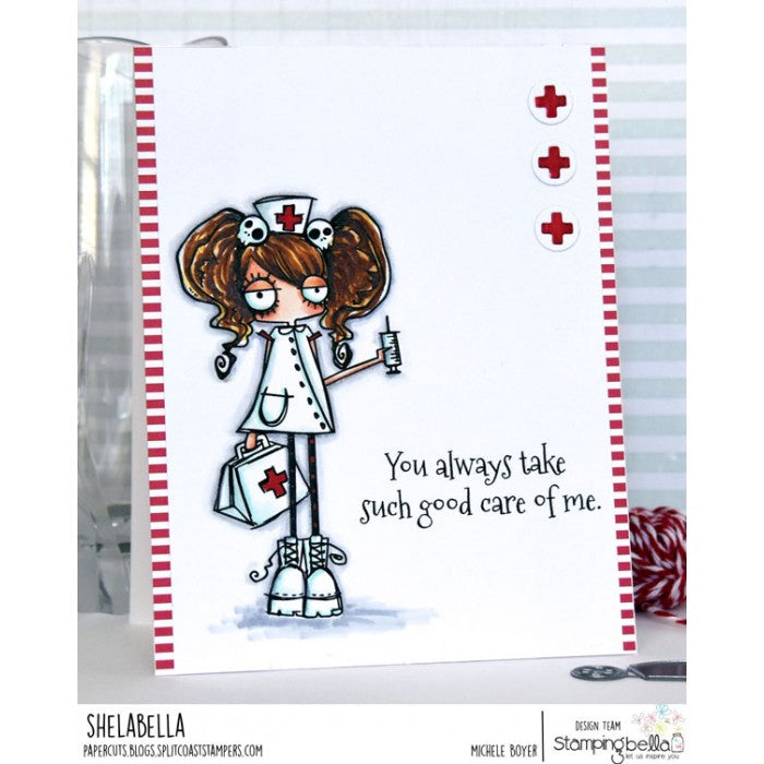 Stamping Bella -  Cling Stamps - Oddball Nurse