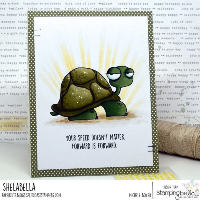 Stamping Bella -  Cling Stamps - Oddball Turtle