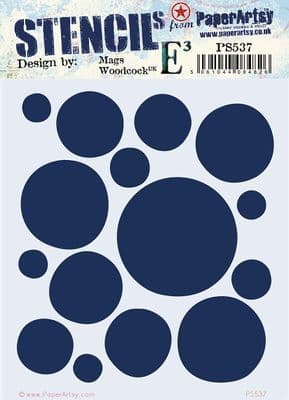PaperArtsy Stencil - E³ Mags Woodcock 537