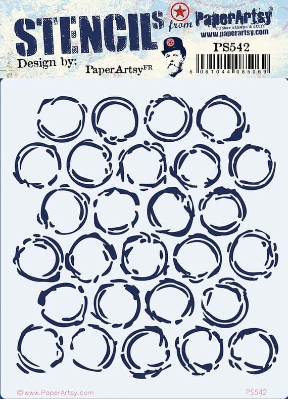 PaperArtsy Stencil - PS542 Regular {Hot Picks}