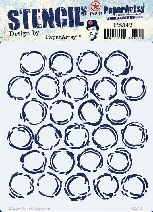 PaperArtsy Stencil - PS542 Regular {Hot Picks}