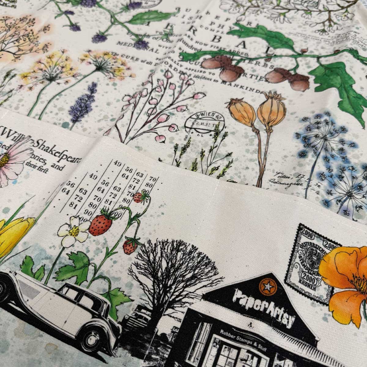 PaperArtsy - Alison Bomber Apron Limited Edition