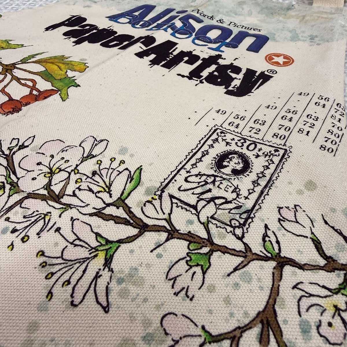 PaperArtsy - Alison Bomber Apron Limited Edition