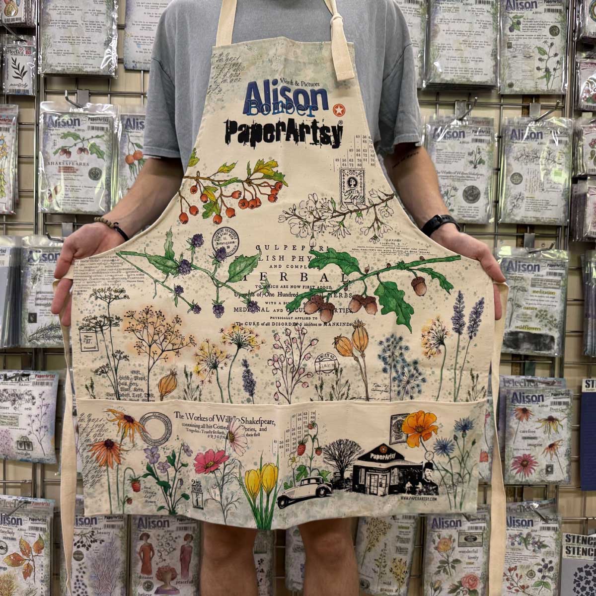 PaperArtsy - Alison Bomber Apron Limited Edition – 10Cats