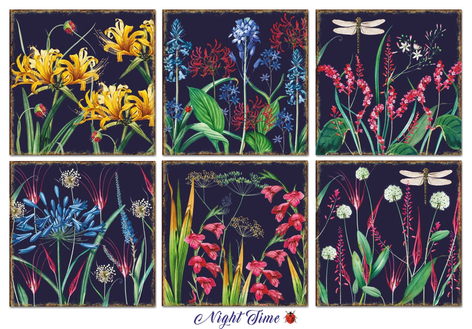 Decorer Scrapbook Paper - Night Time - 8x8