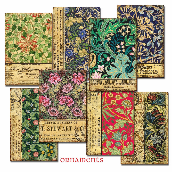 Decorer Scrapbook Paper -  Ornaments - Mini