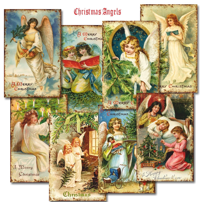 Decorer Scrapbook Paper - Christmas Angels - Mini