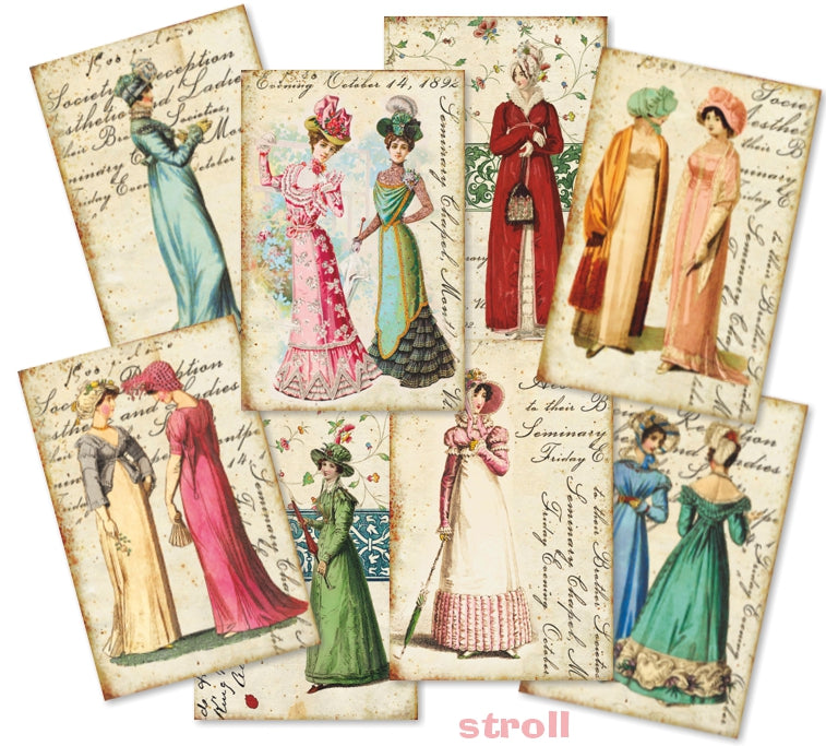 Decorer Scrapbook Paper -  Stroll - Mini