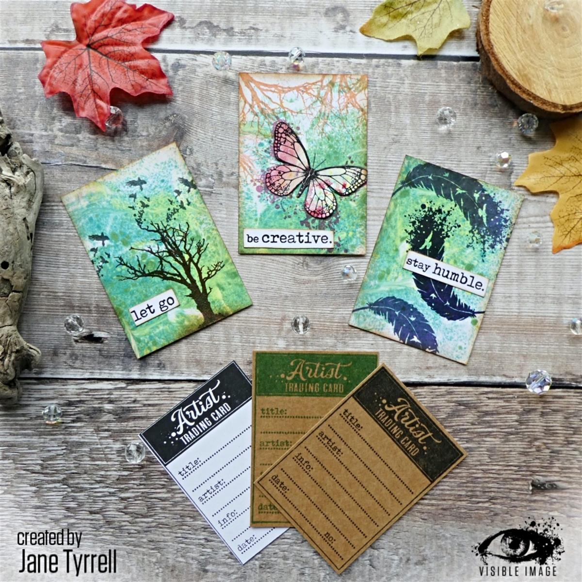 Visible Image clear stamps - Affirmations