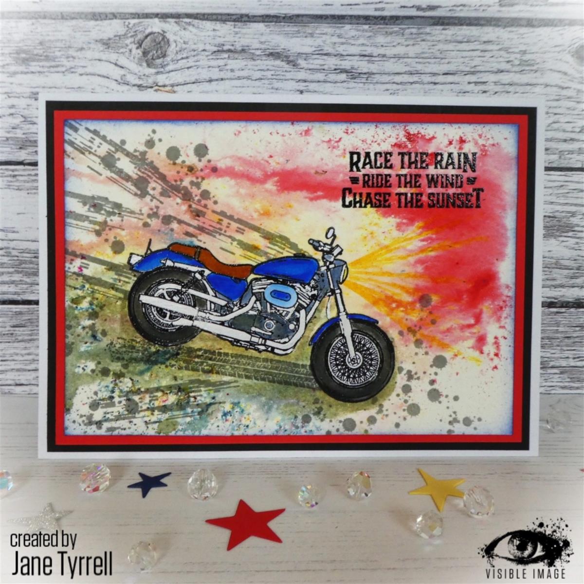 Visible Image clear stamps - Ride The Wind