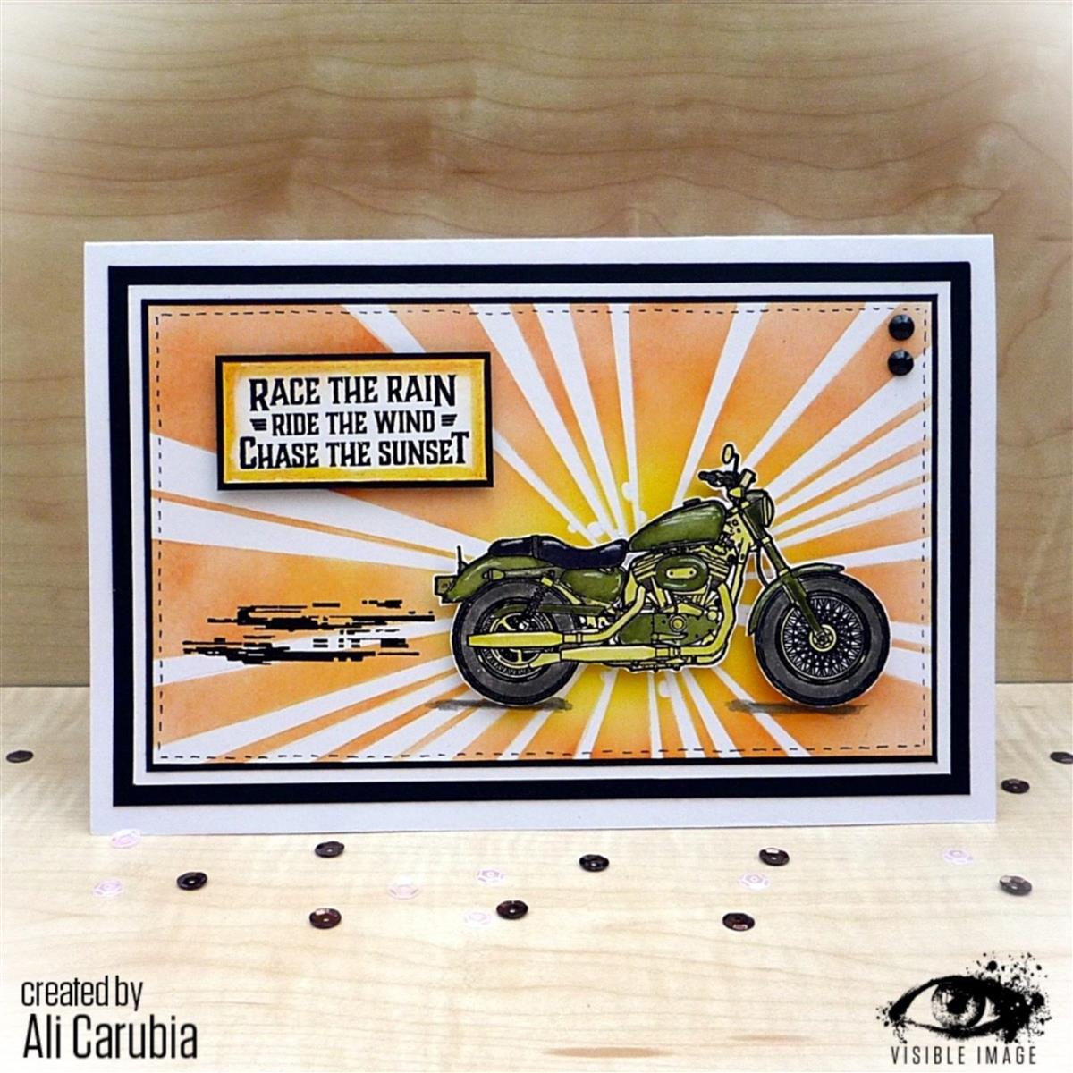 Visible Image clear stamps - Ride The Wind