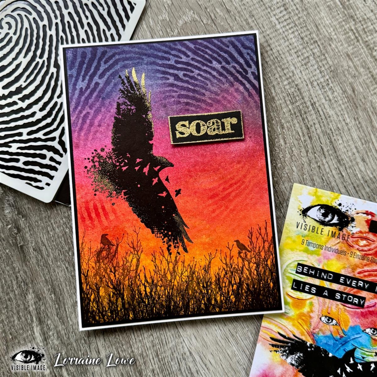 Visible Image clear stamps - Soar