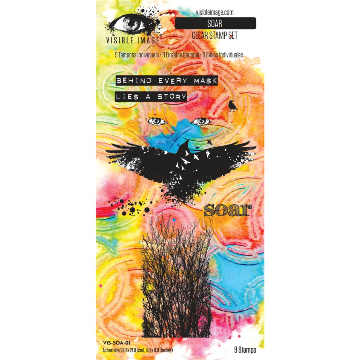Visible Image clear stamps - Soar
