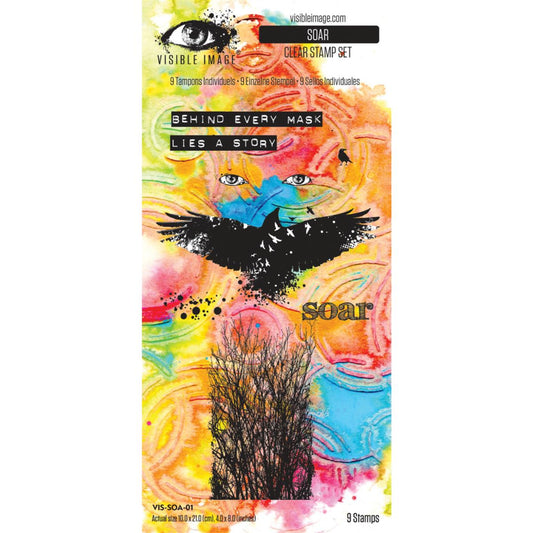 Visible Image clear stamps - Soar