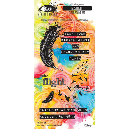 Visible Image clear stamps - Take Flight