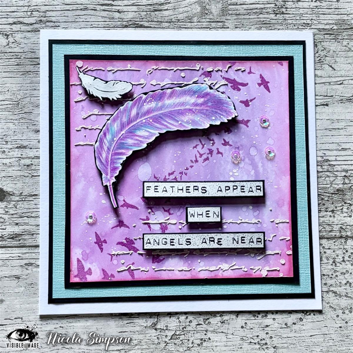 Visible Image clear stamps - Take Flight