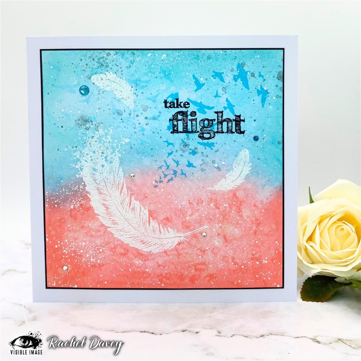 Visible Image clear stamps - Take Flight