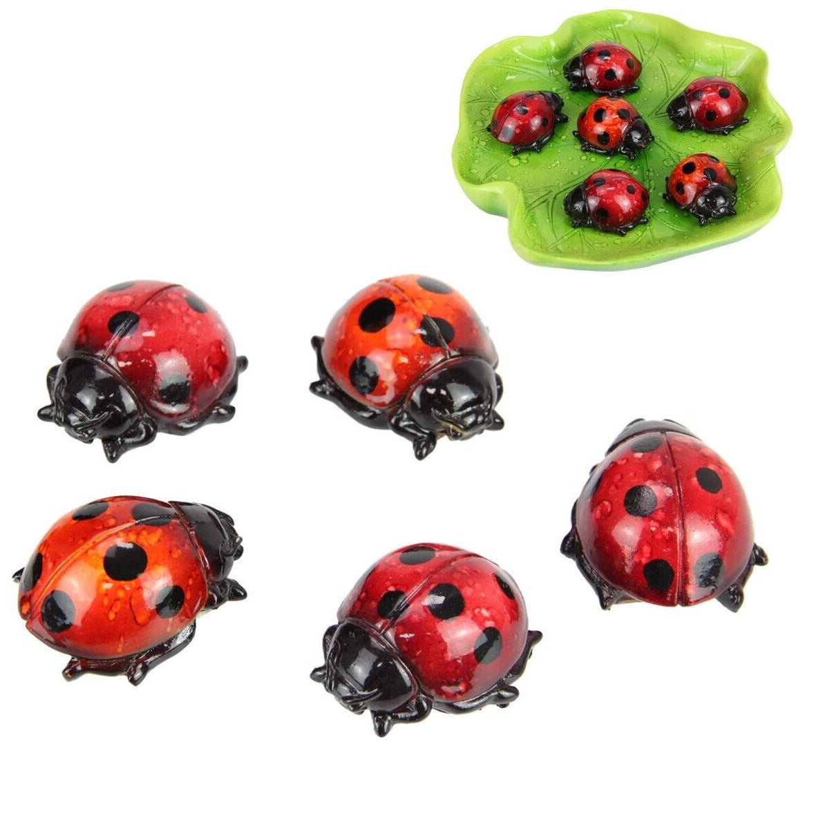 Marble Factory Ladybug LadyBug Marble Look - 5cm – 10Cats