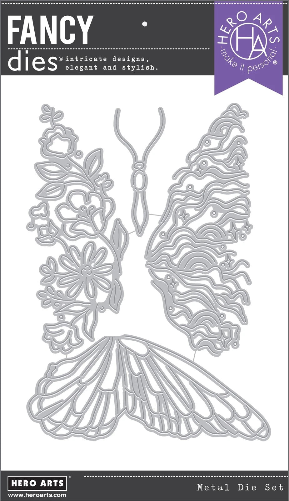 Hero Arts - Fancy Die Set - Varying Butterfly Wings
