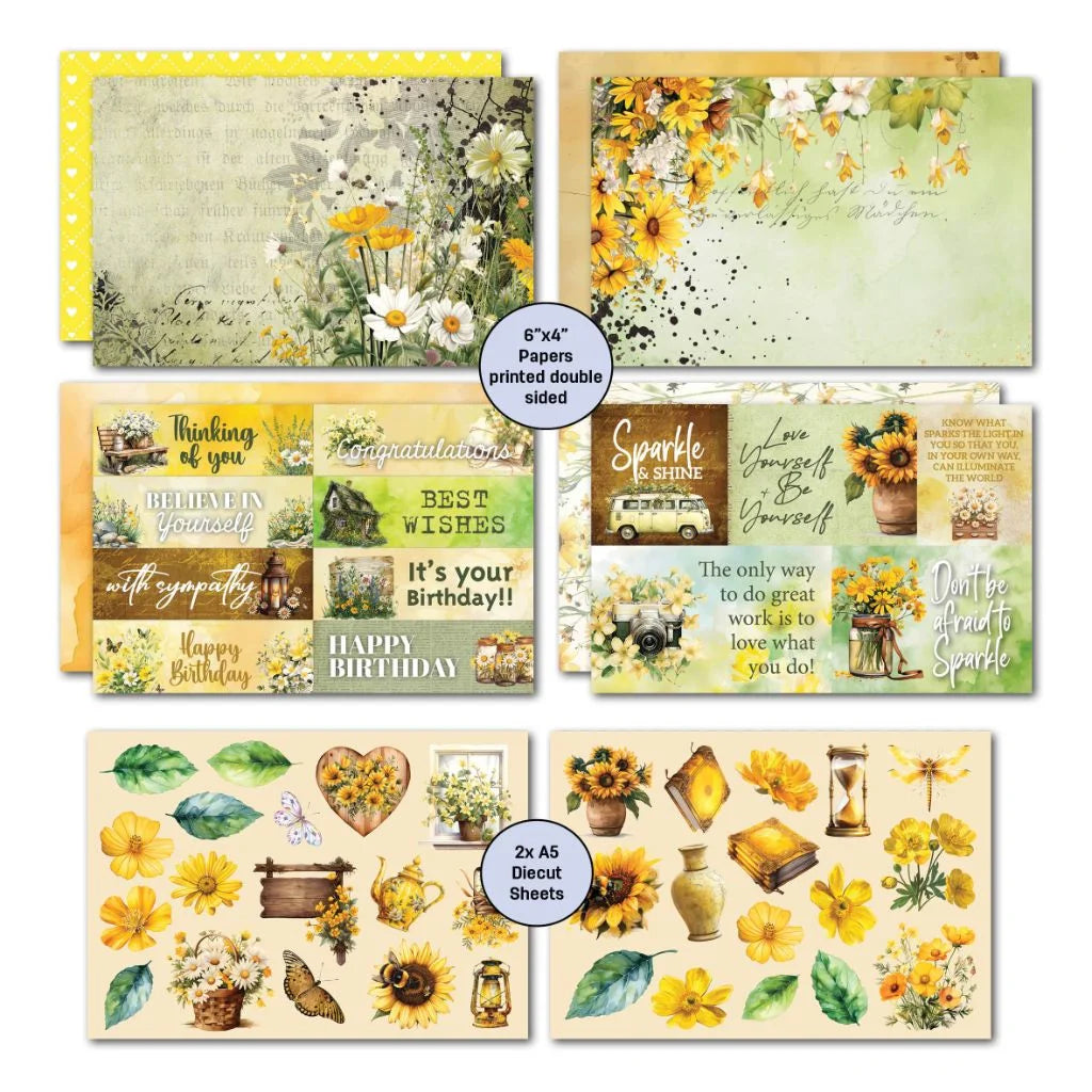 3 Quarter Designs - Hey Buttercup 6x4 Card Pack