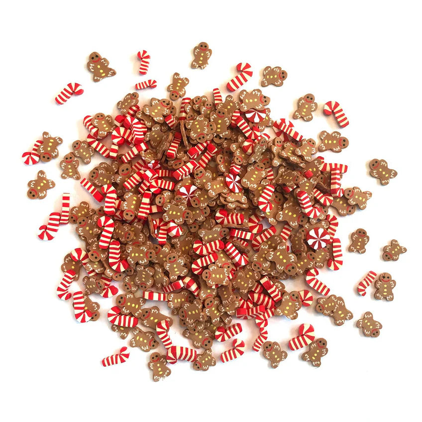 Buttons Galore Sprinkletz Embellishments - Santa's Treats