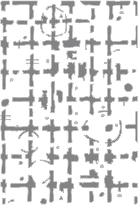 Sizzix - Textured Impressions - Seth Apter Multi-Level Embossing Folder