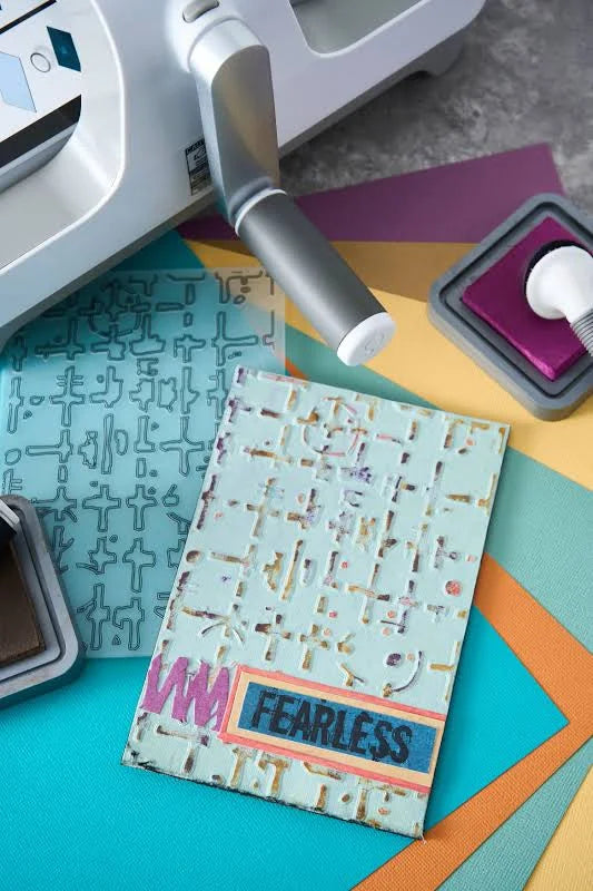 Sizzix - Textured Impressions - Seth Apter Multi-Level Embossing Folder