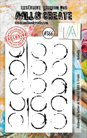 AALL & CREATE - A7 Stamps - Roundly #366