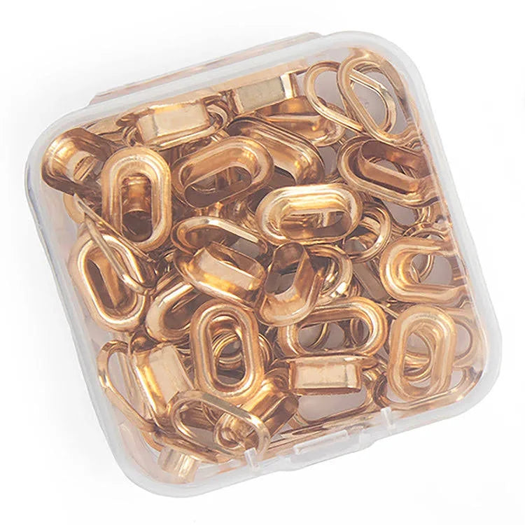 We R Makers Gold Crop-A-Dile 50 Piece Oval Eyelets