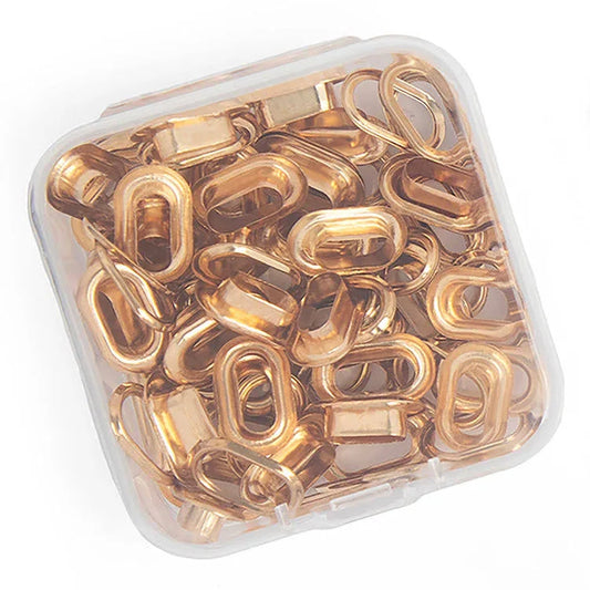 We R Makers Gold Crop-A-Dile 50 Piece Oval Eyelets