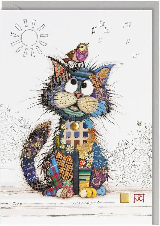 Bug Art Luxury Greeting Cards -Charlie Cat